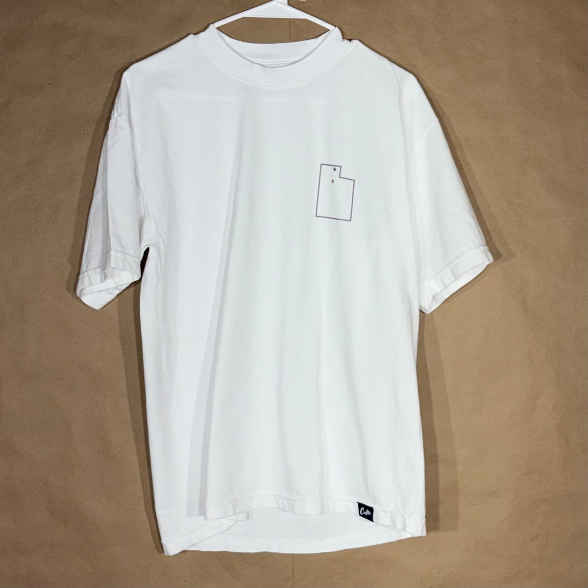 Map of Utah Blue Ribbon T-Shirt